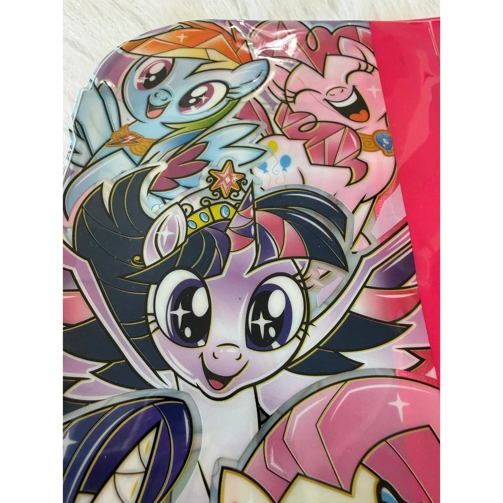 My Little Pony 3-Ring Binder Pencil Pouch Pink Zipper Peachtree Playthings NWT